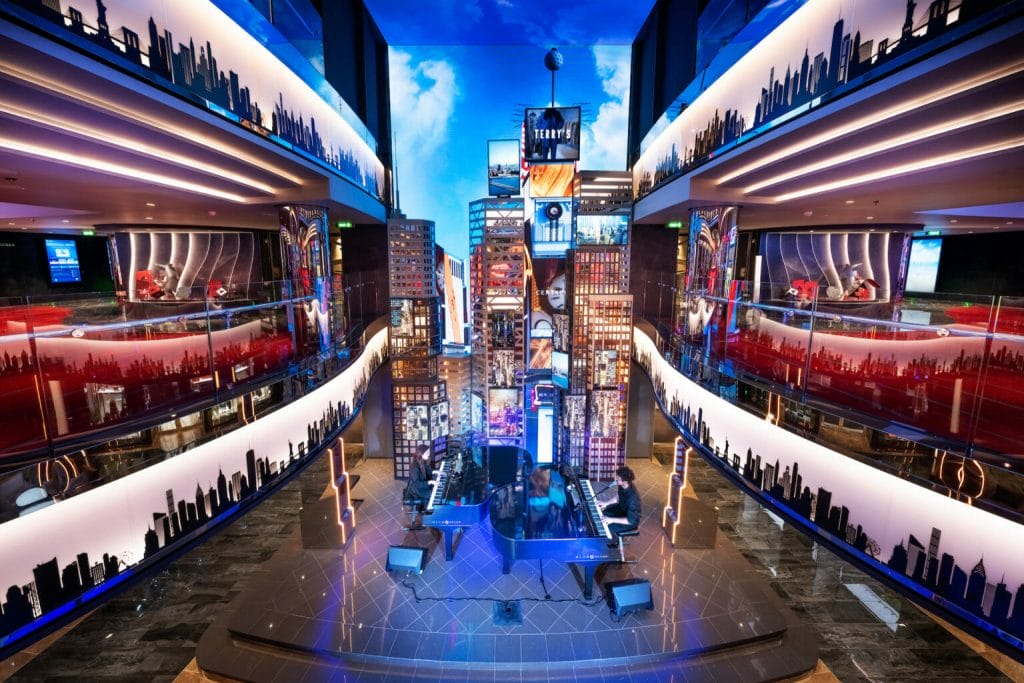 MSC Cruises Times Square performer